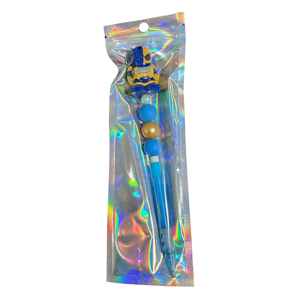 Deathstroke Ooshies DC Comics Custom Beaded Mechanical Pencil Blue